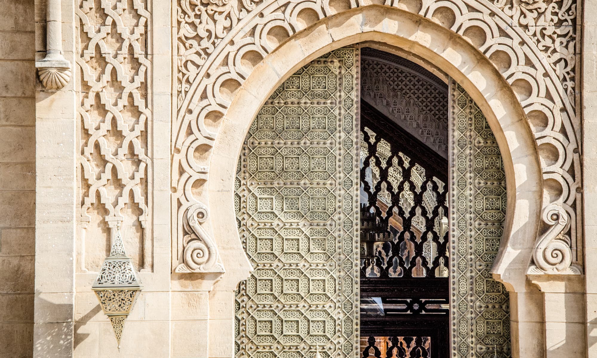 Moroccan mosque door